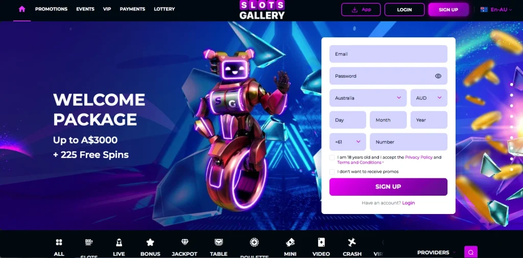 slots gallery casino