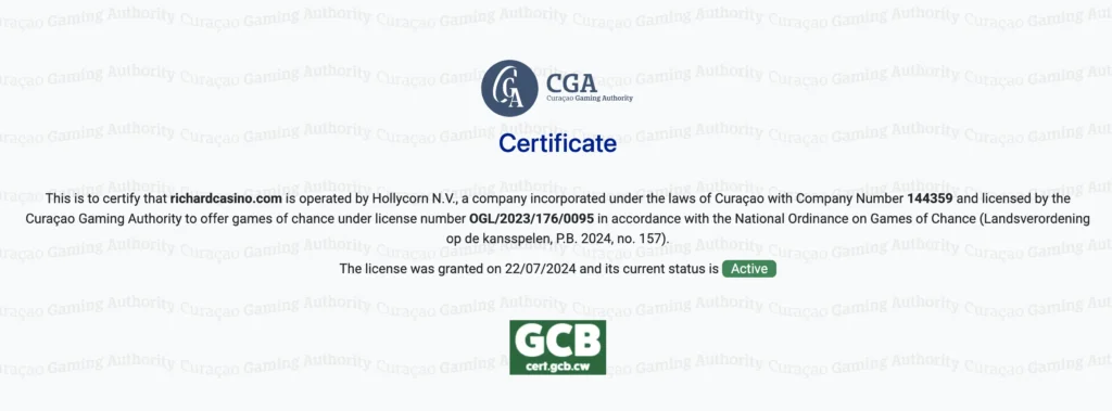 richard license check