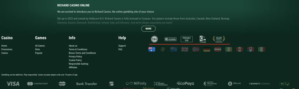 Richard casino rng check