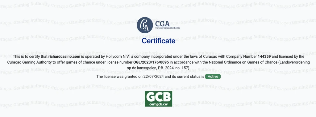 richard license check